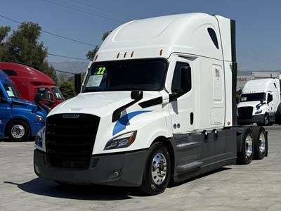 Freightliner Cascadia 126 Sleeper Semi Truck - Raised Roof Sleeper, Detroit 455HP, 12 Speed Dt12 Automatic