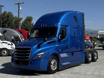 Freightliner Cascadia 126 Sleeper Semi Truck - Raised Roof Sleeper, Detroit 455HP, 12 Speed Dt12 Automatic