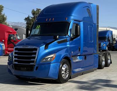Freightliner Cascadia 126 Sleeper Semi Truck - Raised Roof Sleeper, Detroit 455HP, 12 Speed Dt12 Automatic