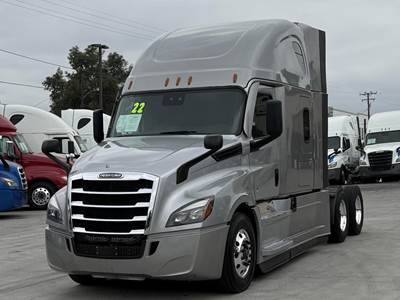 Freightliner Cascadia 126 Sleeper Semi Truck - Raised Roof Sleeper, Detroit 455HP, 12 Speed Dt12 Automatic