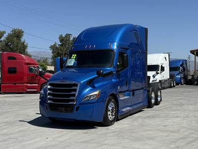 Freightliner Cascadia 126 Sleeper Semi Truck - Raised Roof Sleeper, Detroit 455HP, 12 Speed Dt12 Automatic