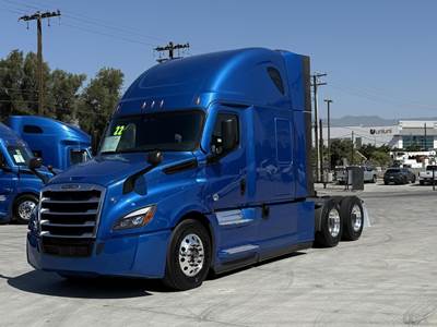 Freightliner Cascadia 126 Sleeper Semi Truck - Raised Roof Sleeper, Detroit 455HP, 12 Speed Dt12 Automatic