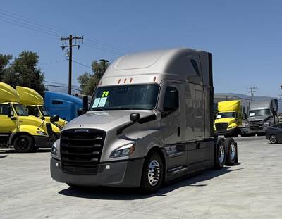 Freightliner Cascadia 126 Sleeper Semi Truck - Raised Roof Sleeper, Detroit 455HP, 12 Speed Dt12 Automatic