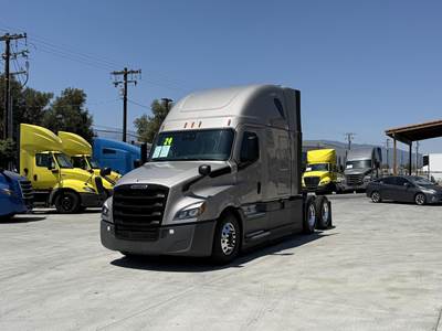 Freightliner Cascadia 126 Sleeper Semi Truck - Raised Roof Sleeper, Detroit 455HP, 12 Speed Dt12 Automatic
