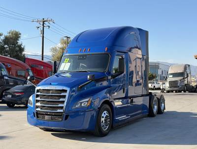 Freightliner Cascadia 126 Sleeper Semi Truck - Raised Roof Sleeper, Detroit 455HP, 12 Speed Dt12 Automatic