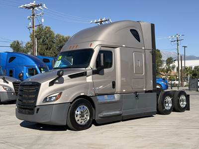 Freightliner Cascadia 126 Sleeper Semi Truck - Raised Roof Sleeper, Detroit 455HP, 12 Speed Dt12 Automatic
