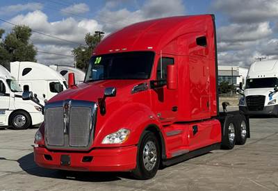 Kenworth T680 Sleeper Semi Truck - Raised Roof Sleeper, Cummins 450HP, 12 Speed Endurant Automatic