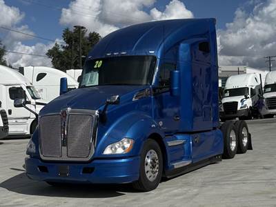 Kenworth T680 Sleeper Semi Truck - Raised Roof Sleeper, Cummins 450HP, 12 Speed Endurant Automatic