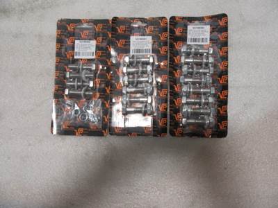 Stainless Polished Head Universal Mounting Bolt Kits for Front Bumpers