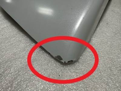 Freightliner M2-106 Aftermarket FACTORY SECOND Painted Bumper End 27 inch