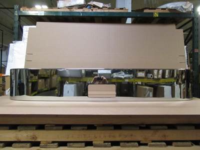 New Aftermarket Chrome Front Bumper for 2005-2021 Peterbilt 330/335/337/340/348 Models