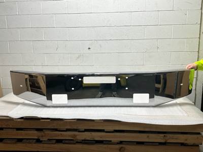 New Aftermarket Chrome Front Bumper for 2007 & Older Western Star 4700SA SBA - w/Fog Cutouts