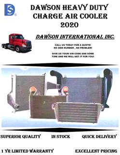 Charge Air Coolers for FORD, FREIGHTLINER, INTERNATIONAL, KENWORTH, MACK, PETERBILT, STERLING, & VOLVO - FIT ASSORTED MODELS OF HD TRUCKS - Clearance!