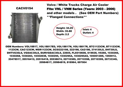 Volvo Charge Air Cooler
