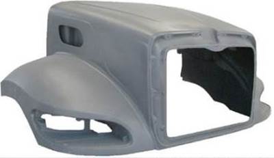 New Aftermarket Hood for 2005-2021 Peterbilt 330/335/337/340/348 Models with 108" BBC & 22.5" Wheels