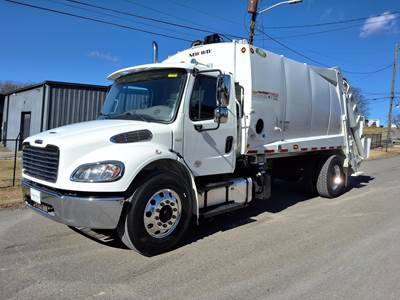 Freightliner M2 106 Single Axle Garbage Truck - Detroit, 300HP, 6 Speed Allison Rds Automatic