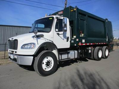 Freightliner M2 106 Tandem Axle Garbage Truck - Cummins, 310HP, 6 Speed Allison Rds Automatic