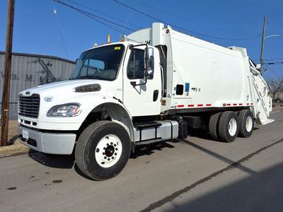 Freightliner M2 106 Tandem Axle Garbage Truck - Cummins, 6 Speed Allison Rds Automatic