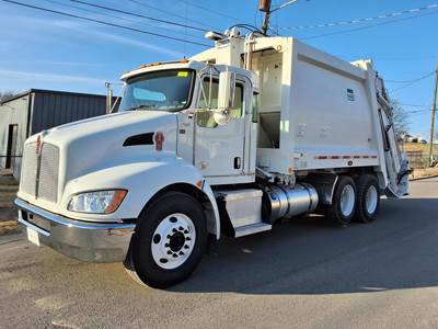 Kenworth T370 Garbage Truck - Paccar, 6 Speed Allison Rds Automatic