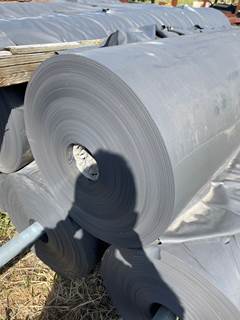 Industrial rolls of rubber