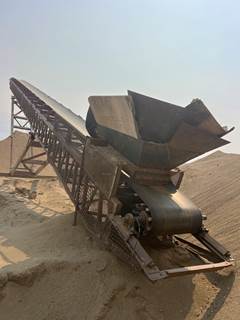 30"x80'  Radial stacking conveyor