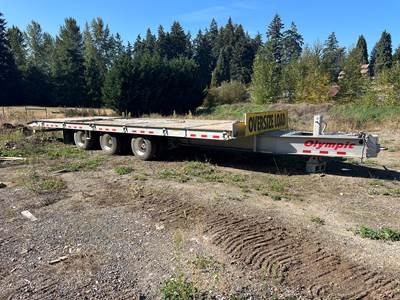 2023 Olympic 3 axle tilt deck trailer