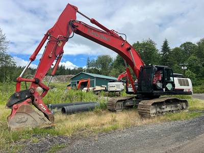 2018 Link-Belt 350 X4 EX Excavator - PSM Bucket & Thumb-Hydraulic QC