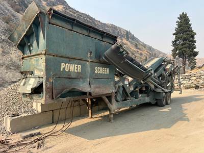 Powerscreen Turbo Chieftain Screening Plant