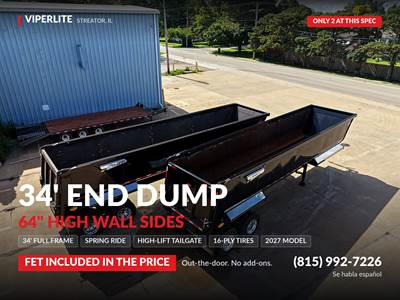 2027 VIPERLITE End Dump Trailer