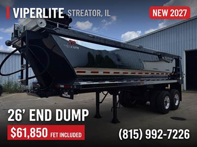 2027 VIPERLITE 26' End Dump Trailer - Air Ride