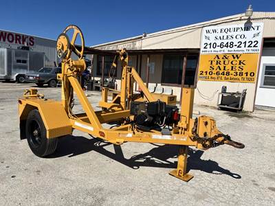 TSE RCSL 8 84X48 Single Axle Cable Reel Trailer