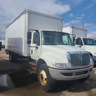 International DuraStar 4300 24 ft Box Truck - 240HP, 6 Speed Allison Hs Automatic, Roll up Door, Liftgate