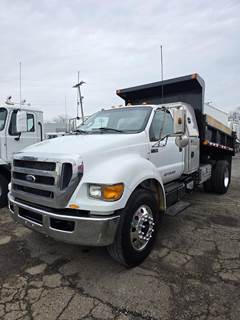 Ford F-750 XL Single Axle Dump Truck - Cummins 240HP, 6 Speed Allison Rds Manual