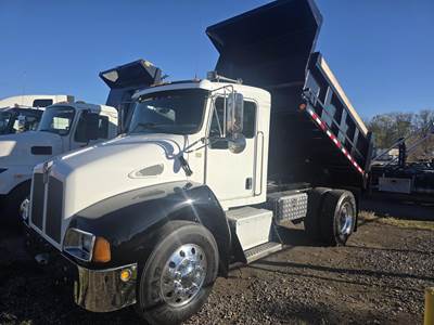 Kenworth T300 Dump Truck - Caterpillar 330HP, 9 Speed Manual, 10' Dump