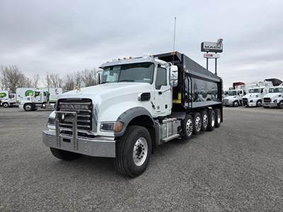 Mack Granite 64FR Dump Truck - MP8 445HP, 14 Speed M Drive Automatic
