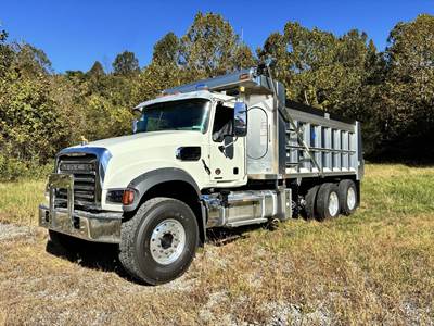 Mack Granite 64FR Tri Axle Dump Truck - MP8 505HP, 14 Speed Mdrive Hd Amt, 19' Dump
