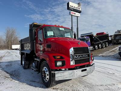 Mack MD6 Single Axle Dump Truck - Cummins 220HP, 6 Speed Allison Rds Automatic, 10' Dump