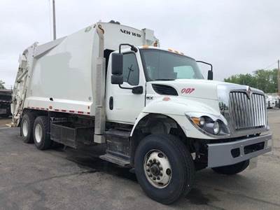 International HV Side Load Garbage Truck - Cummins, 370HP, 5 Speed Allison Rds Automatic
