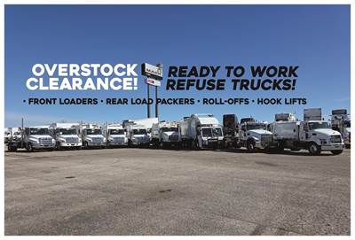 Mack LR64R Side Load Garbage Truck