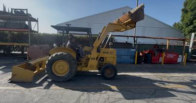 1986 Massey Ferguson 50E Skip Loader - Gannon Scraper