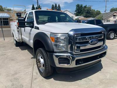 2014 Ford F450 (4X4) XL Extended Cab Mechanic / Service Truck - WALCO Service Utility Truck Body
