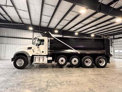 2022 Mack Granite 104FR Dump Truck - Ox Body demo Dump Body, QUAD AXLE , MP8 Engine, Allison Transmission, Financing for ALL CREDIT Types , Call Today
