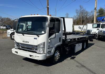 Isuzu NPR Flatbed Truck