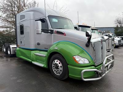 Kenworth T680 Sleeper Semi Truck - 76" Mid Roof Sleeper, Cummins 500HP, 12 Speed Automated Manual
