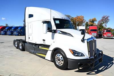 Kenworth T680 Sleeper Semi Truck - 76" Raised Roof Sleeper, Cummins 450HP, 12 Speed Automated Manual