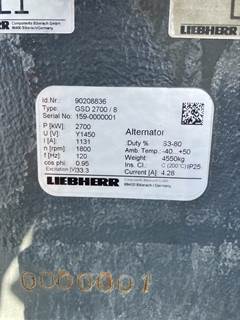 2019 LOW HOUR Liebherr D9816C Engine, Complete Power Module for 2019 and Up T274 and T284 Liebherr T274 and T284 Haul Trucks