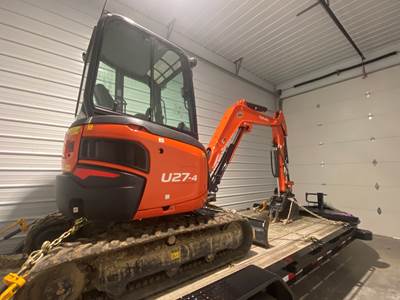2024 Kubota U27-4 Mini Excavator - K7977 Bucket & Thumb