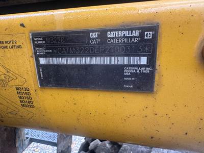 2015 Caterpillar M322D Wheeled Excavator