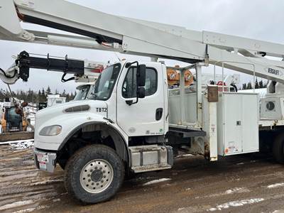 Freightliner M2 106 95 ft Boom / Bucket Truck - 2016 VERSALIFT VST9500MHI Aerial Lift, Automatic, Tandem Axle