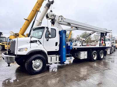 Freightliner M2 106 26-Ton Crane Truck - 2011 MANITEX 26101C Crane, 101ft Reach, Manual